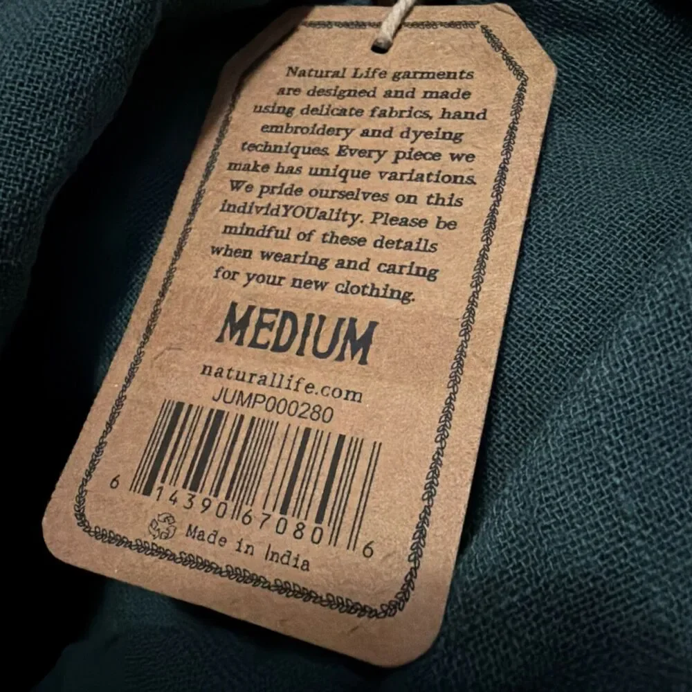 medium Natural Life green overalls jumpsuit women - Picture 3 of 9